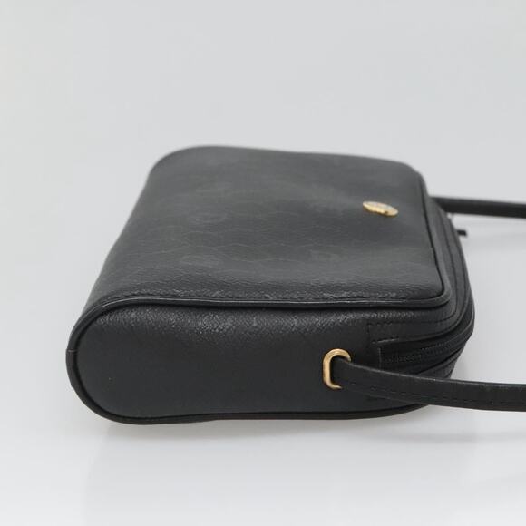 DIOR Honeycomb Canvas Shoulder Bag Pvc Black Gold - Picture 4 of 12